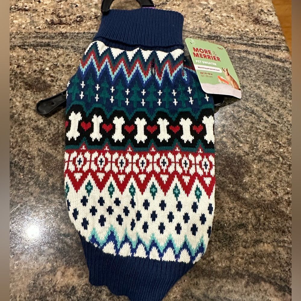 XS dog sweater